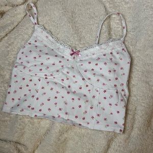 Floral crop top